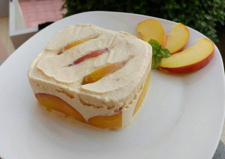 Semifreddo super veloce alla pesca