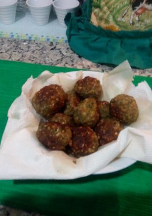 Una foto de Bolitas de lentejas