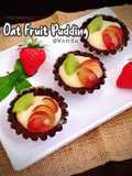 Choco Oat Fruit Pudding