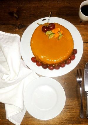 عکسی از دستور کیک انبه (کیک انبه با سس انبه)