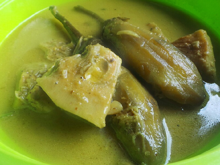 Resep Sayur Gori terong santan Anti Gagal