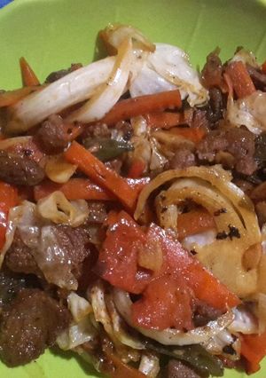 Foto resep Oseng Kambing Sayur