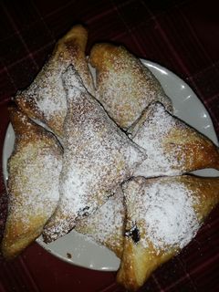 Banános nutellás háromszög recept fotója