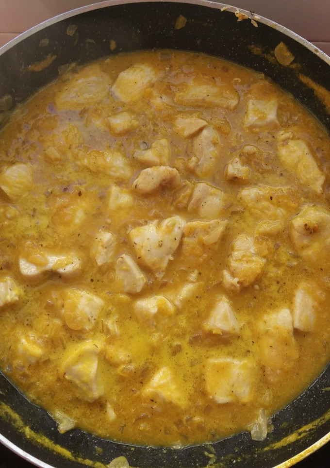 Una foto de Pollo a la naranja