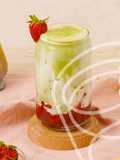 Strawberry Matcha Latte