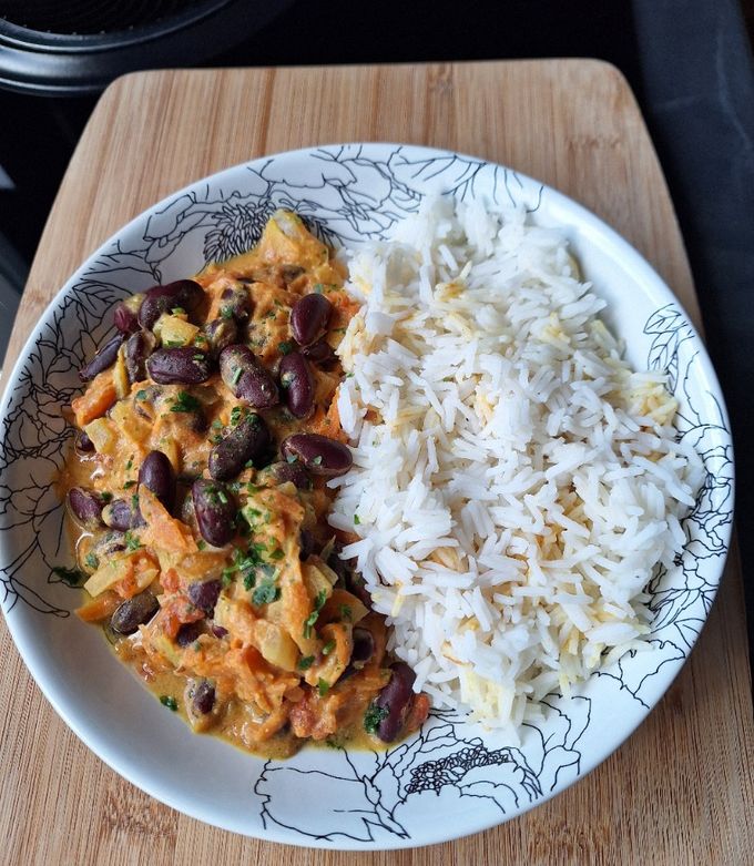 Une photo de Curry de haricots rouges
