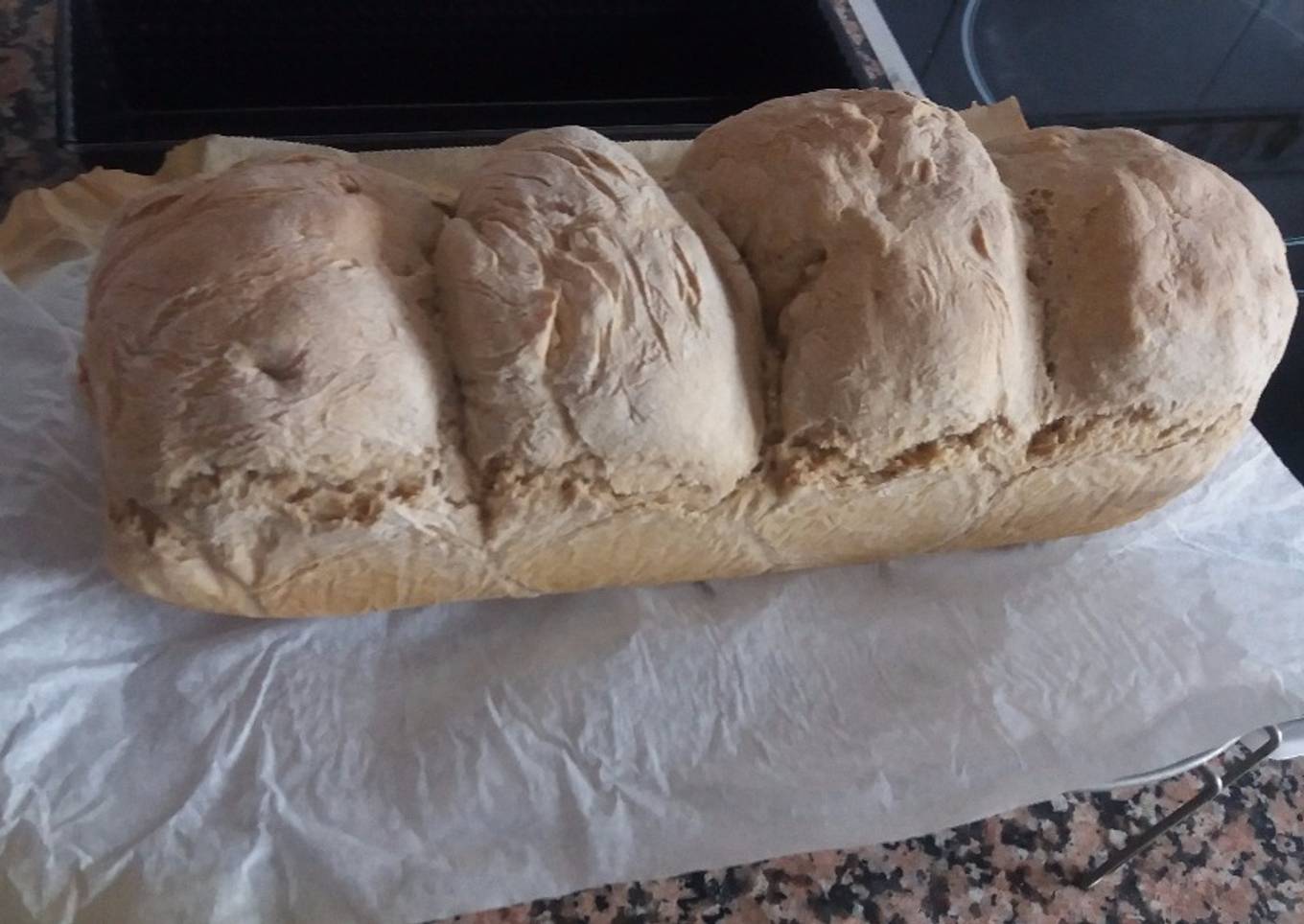 Pan de molde con harina de centeno en Thermomix