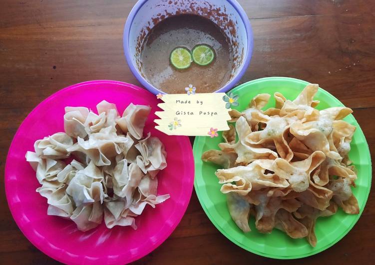 Pangsit goreng dan Siomay hemat