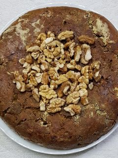صورة لوصفة كيكة الجزر بالشوفان