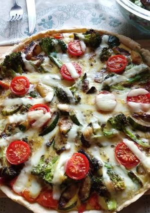 Una foto de Quiche de verduras