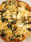 Saag Paneer-Potato Crust Pizza