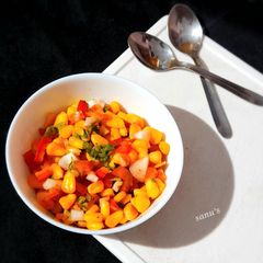 A picture of Sweet Corn Chaat.