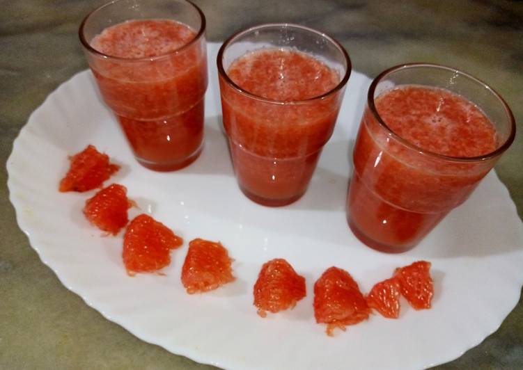 Step-by-Step Guide to Prepare Speedy Grape fruit juice