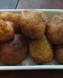 Buñuelitos salados de arroz y calabacín