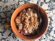 Una foto de gachas avena