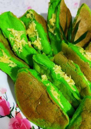 Foto resep Pukis Pandan Lowcarb/Debm/Keto