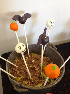 Una foto de Cake pops de Halloween
