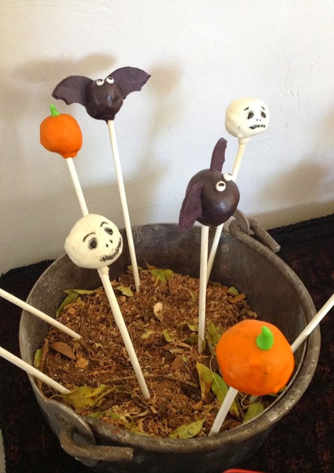 Una foto de Cake pops de Halloween
