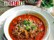 Gambar sup daging pedas