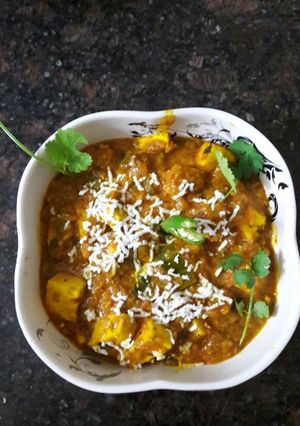 A picture of Paneer Masala recipe.