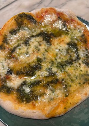 Foto di Pizza romana al basilico per fornetto Ariete