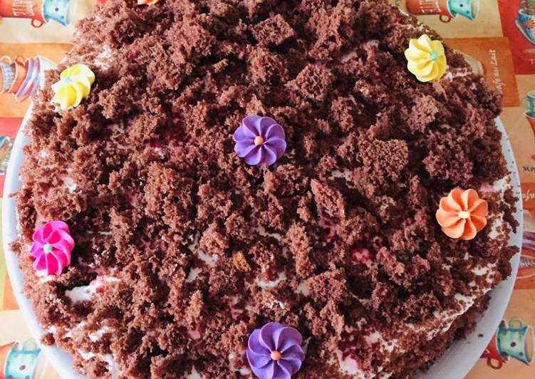 Mimosa al cioccolato con amarene