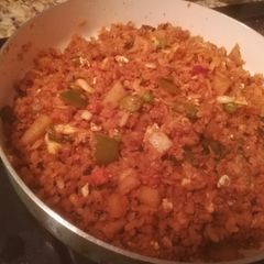 A picture of Non veg poha.