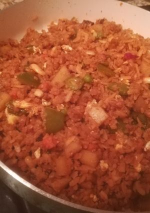 A picture of Non veg poha.