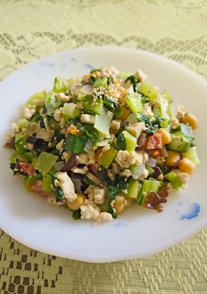 青江菜炒飯<減醣版> 的食譜成品照片