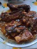 Costillas de cerdo caramelizadas al horno