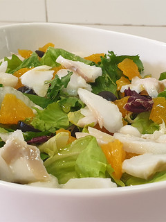 Una foto de Ensalada de bacalao y naranja