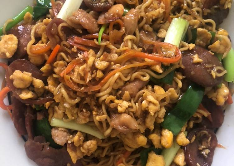 Resep Mie Goreng Lapciong [Non Halal] yang Enak