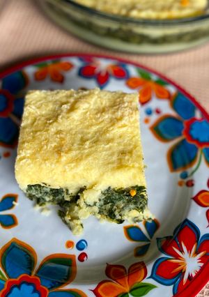 Una foto de Pastel de papa y acelga 🥬
