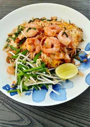 รูปของ ผัดไทยกุ้งสด