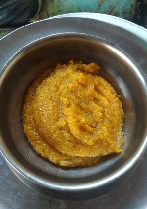 A picture of Suji halwa.