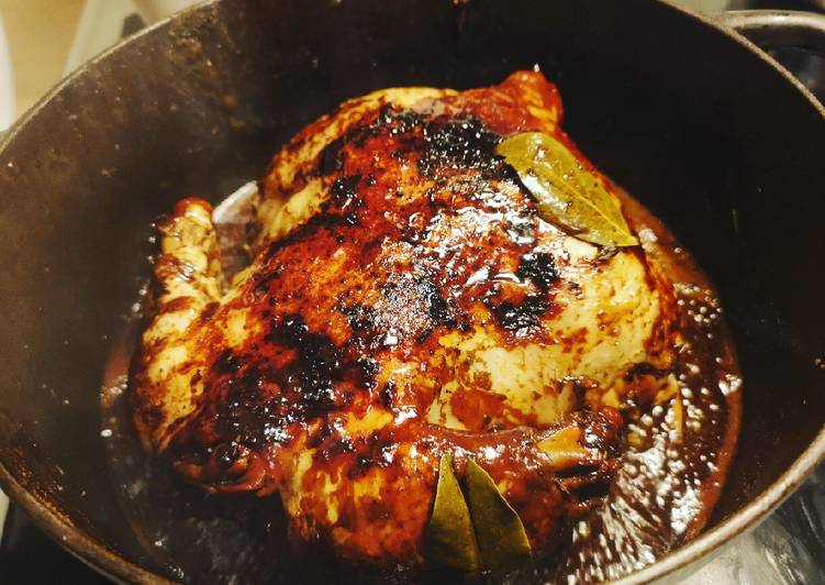 Easiest Way to Make Any-night-of-the-week Long cook spices chicken in pot