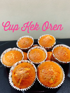 Gambar Cup Kek Oren