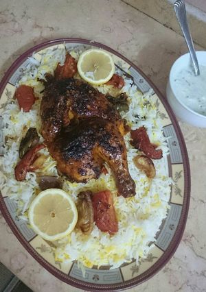 صورة لوصفة دجاج بالفرن