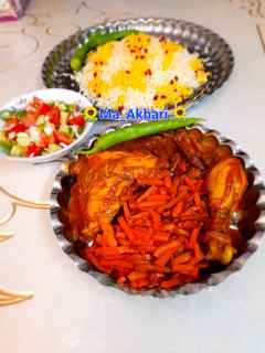 عکسی از دستور 🌱خورشت هویج با مرغ و آلو