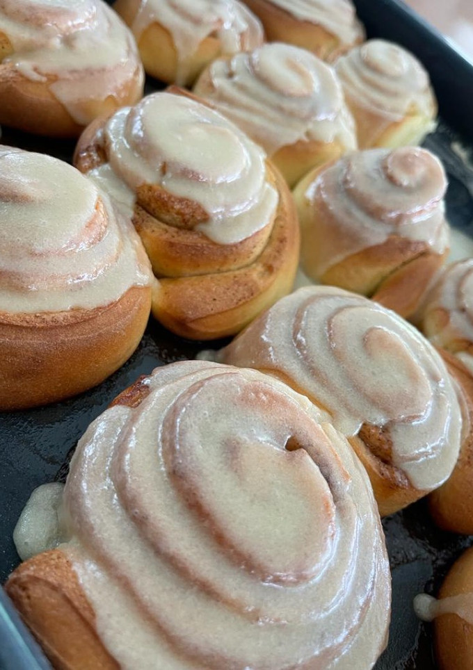 Una foto de Rolls de canela