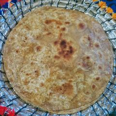 A picture of Mooli ka paratha.