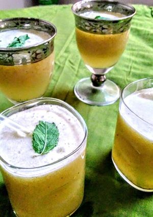 A picture of Aam panna (kairi ka pani).