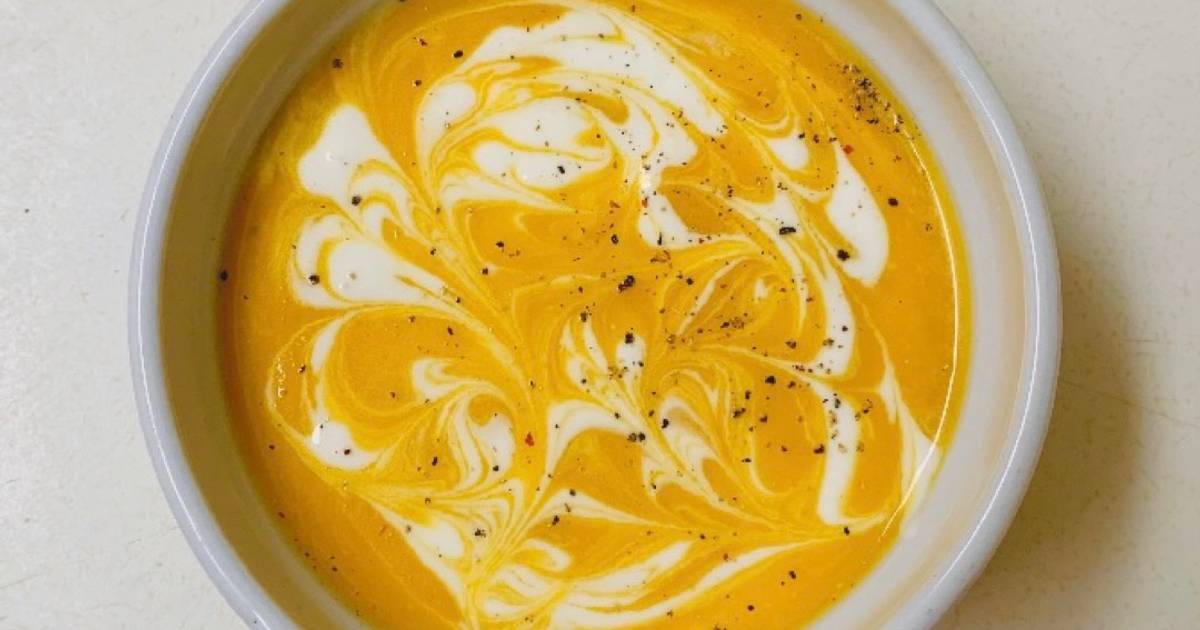 Butternut Squash and Yellow Pepper Soup Recipe by FreshFeast Cookpad