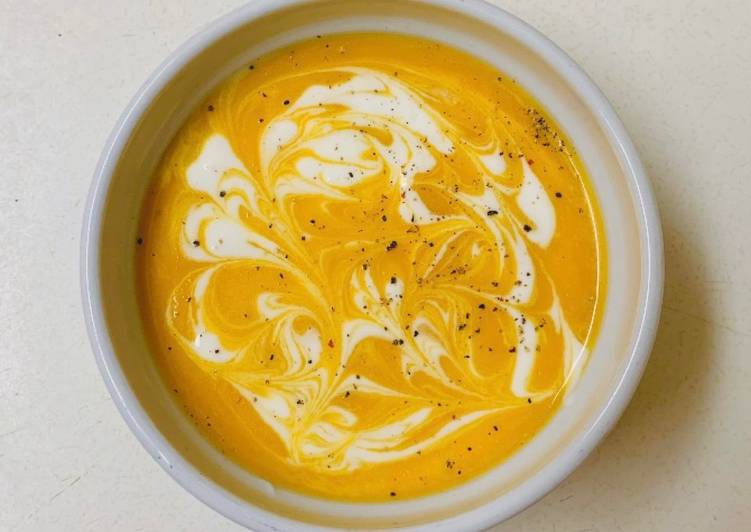 Recipe of Any-night-of-the-week Butternut Squash and Yellow Pepper Soup