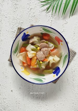 Foto resep Sop Bakso Sayur