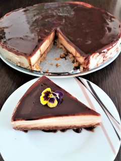 Una foto de Tarta de queso sin horno