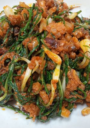 Foto resep Tumis Lokio dan Ebi