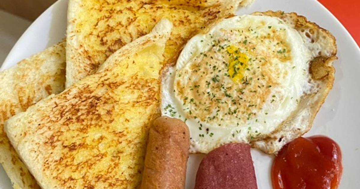 Resep Simple American Breakfast oleh maulidinaaa Cookpad