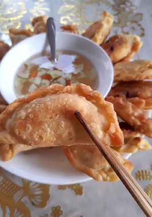 Hình của món Bánh gối.
