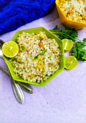 A picture of Sabudana Khichdi.
